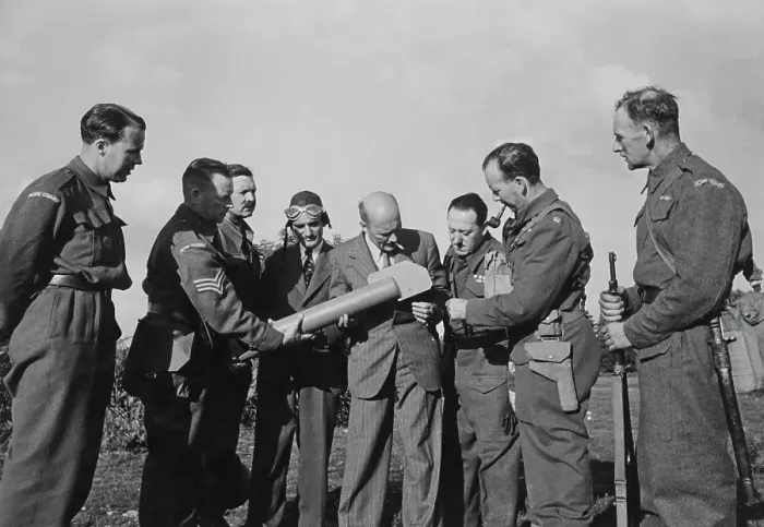 Framed Print : Home Guard Improvised Mortar
