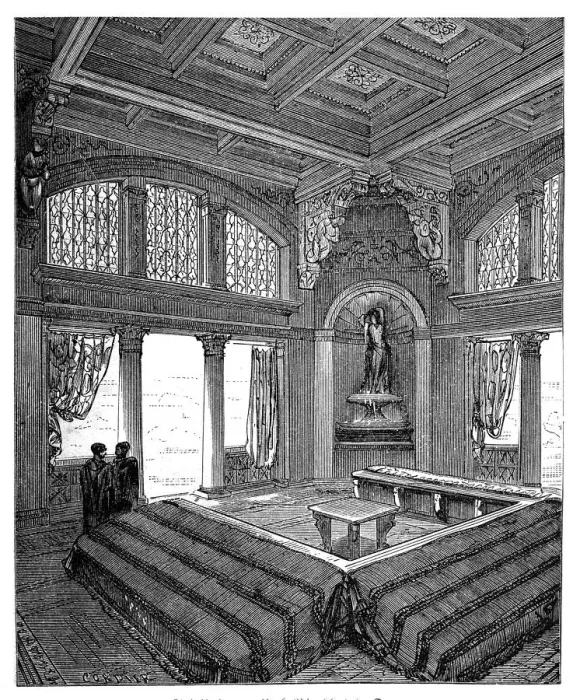 Framed Print : Home Interior : Triclinium Framed Print : Home Interior : Triclinium