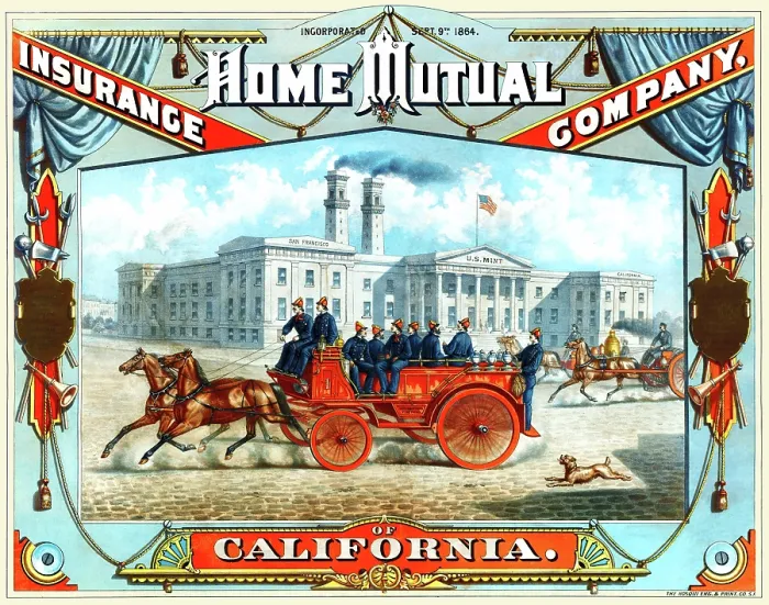 Framed Print : Home Mutual Insurance Company of California