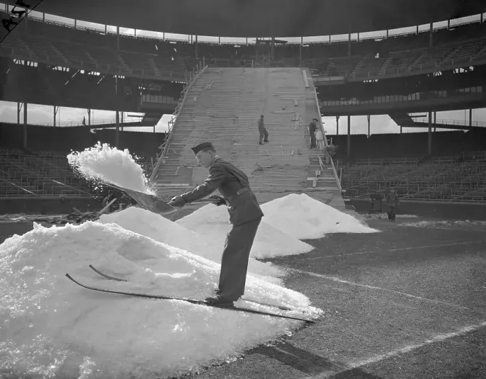 Framed Print : From Home Run to Ski Run Framed Print : From Home Run to Ski Run