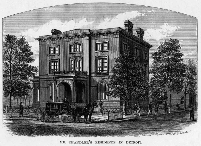 Framed Print : Home Of Zachariah Chandler Framed Print : Home Of Zachariah Chandler