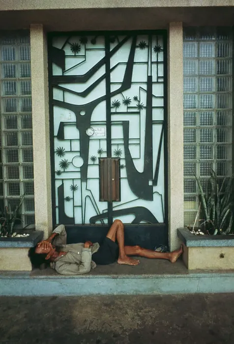 Framed Print : Homeless Man, Saigon