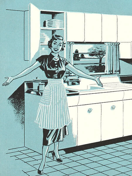 Homemaker in the Kitchen
