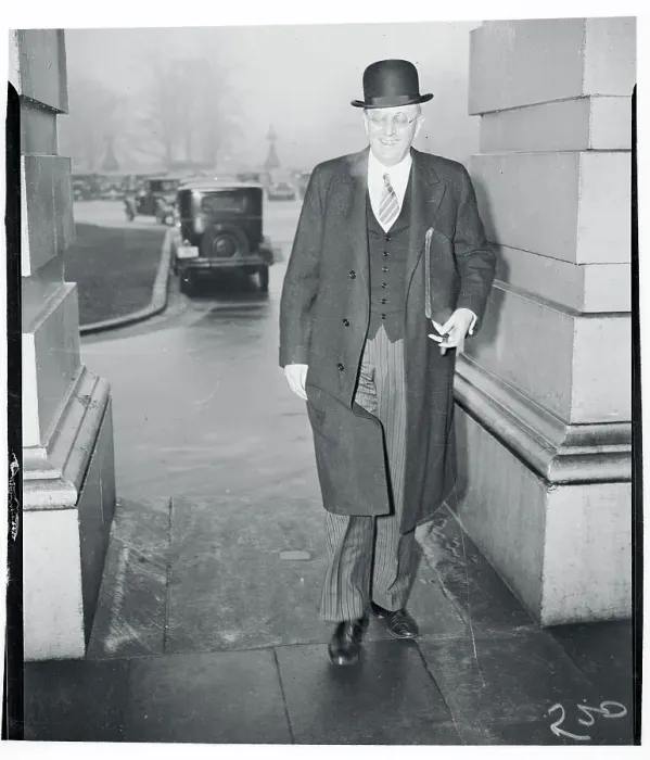 Framed Print : Homer Cummings Walking Up Court Steps Framed Print : Homer Cummings Walking Up Court Steps