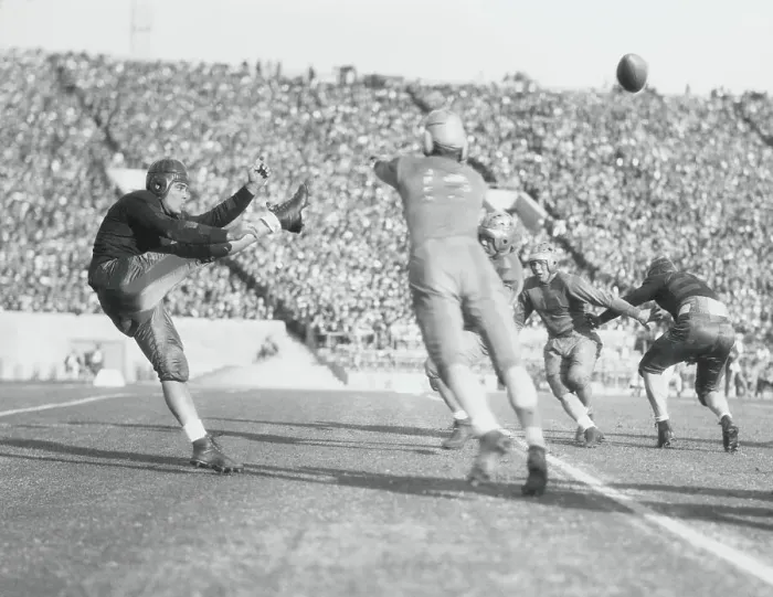 Framed Print : Homer Griffith Using His Skills Against Pitt