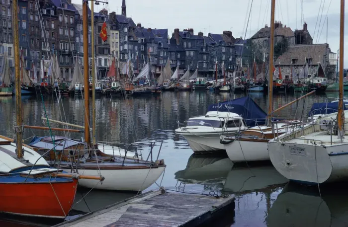 Framed Print : Honfleur Harbour