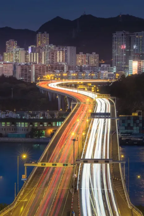 Framed Print : Hong Kong highway Framed Print : Hong Kong highway