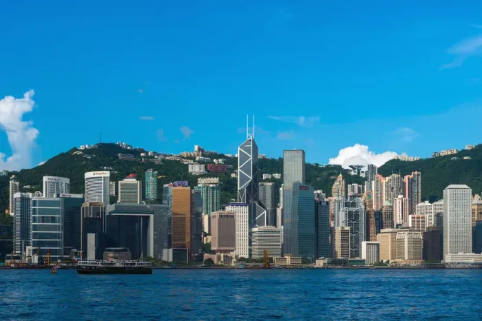 Framed Print : Hong Kong Iconic skyline
