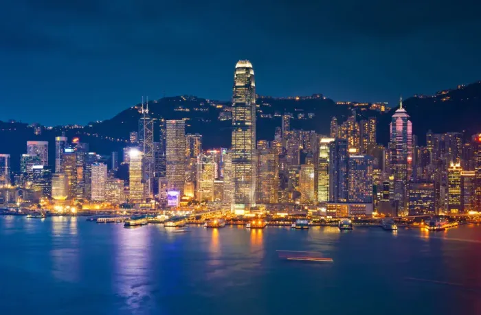 Framed Print : Hong Kong skyline Framed Print : Hong Kong skyline