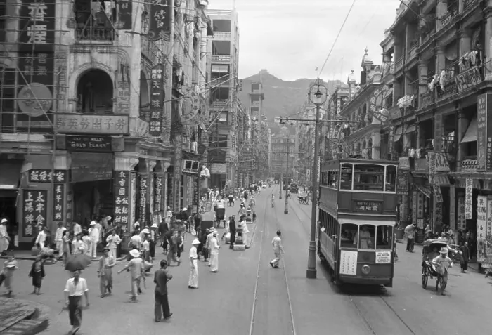 Framed Print : Hong Kong Street Scene Framed Print : Hong Kong Street Scene