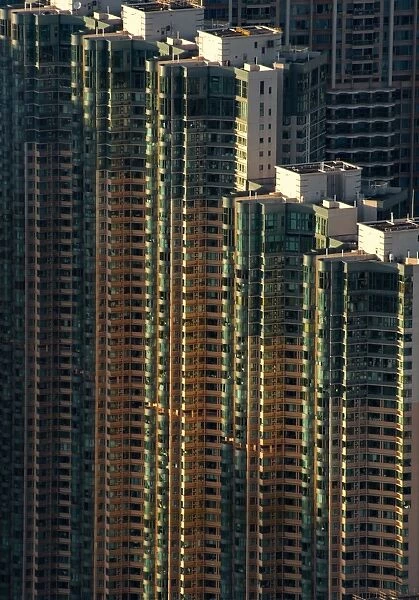 Hong Kong vertical architecture pattern