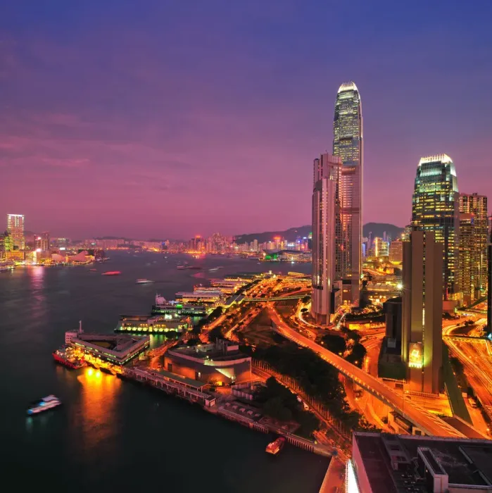 Framed Print : Hongkong at night Framed Print : Hongkong at night