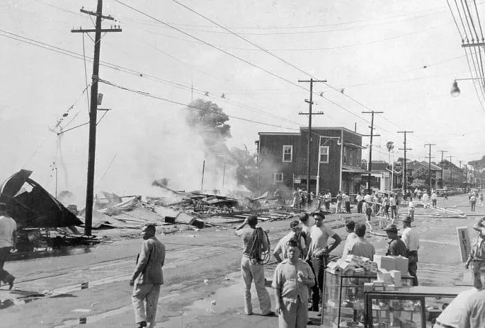 Framed Print : Honolulu After Japanese Air Attack Framed Print : Honolulu After Japanese Air Attack