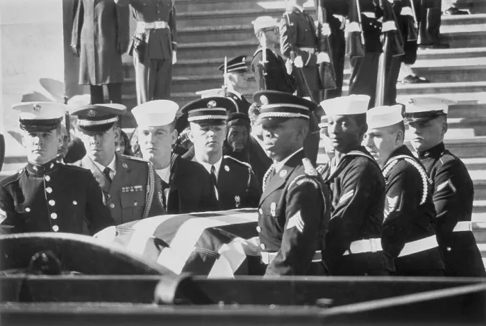 Framed Print : Honor Guard Carrying President Kennedy's Casket Framed Print : Honor Guard Carrying President Kennedy's Casket
