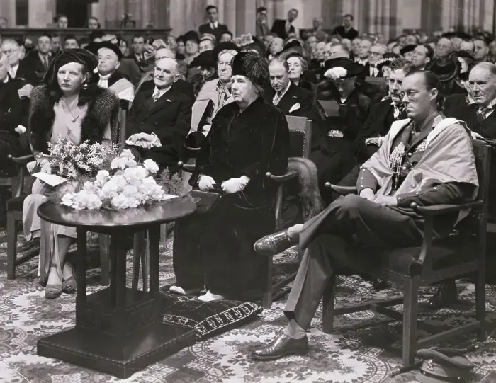 Framed Print : Honorary Degree Ceremony with Royal Family Members of the Netherlands