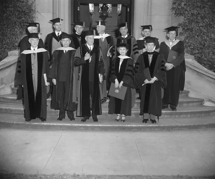 Framed Print : Honorary Degree Recipients at Yale Framed Print : Honorary Degree Recipients at Yale