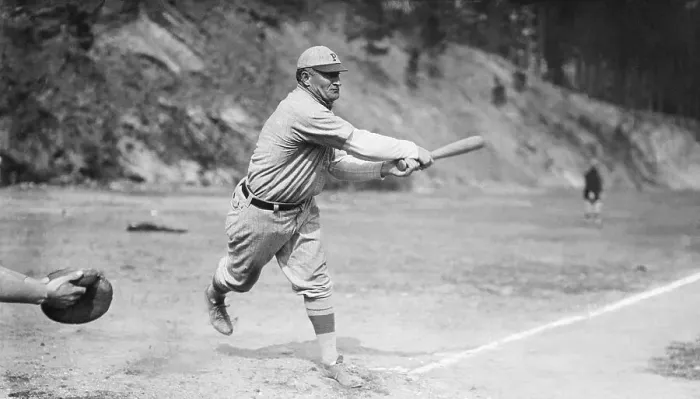 Framed Print : Honus Wagner At Bat Framed Print : Honus Wagner At Bat