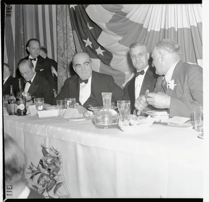 Framed Print : Honus Wagner With Notables at Baseball Dinner Framed Print : Honus Wagner With Notables at Baseball Dinner
