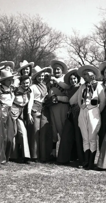 Framed Print : Honus Wagner Surrounded by Women Rangers Framed Print : Honus Wagner Surrounded by Women Rangers