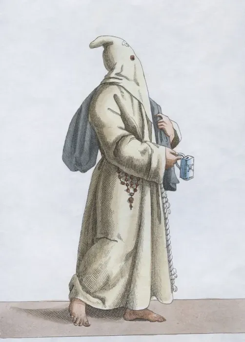 Framed Print : Hooded Monk Framed Print : Hooded Monk