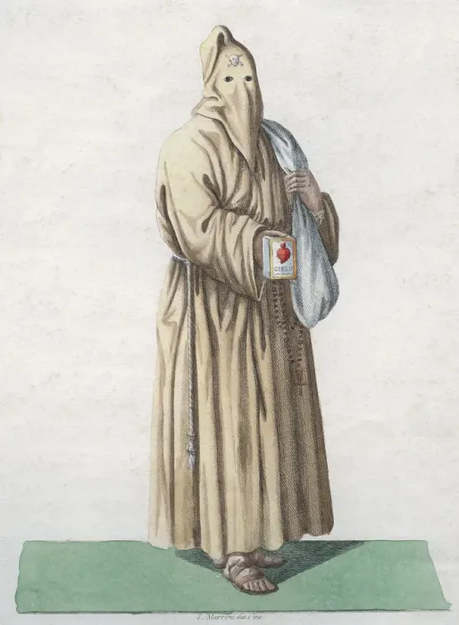 Framed Print : Hooded Monk Framed Print : Hooded Monk