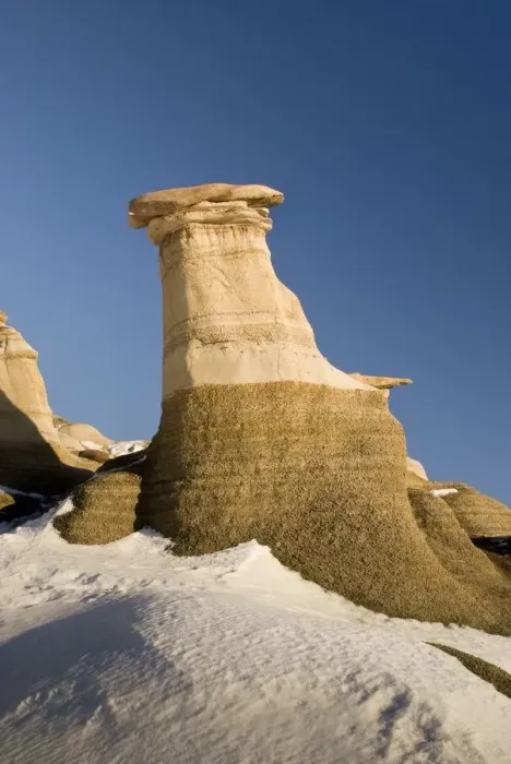 Framed Print : Hoodoos in winter, Drumheller, Alberta, Canada Framed Print : Hoodoos in winter, Drumheller, Alberta, Canada