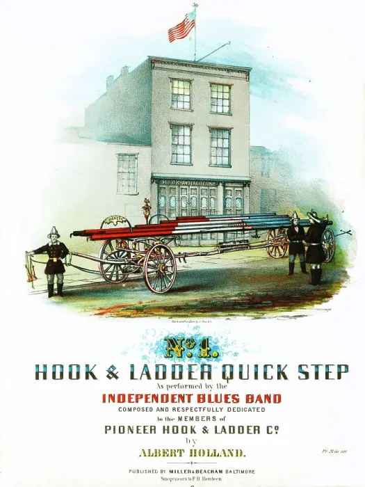 Framed Print : Hook & Ladder QS