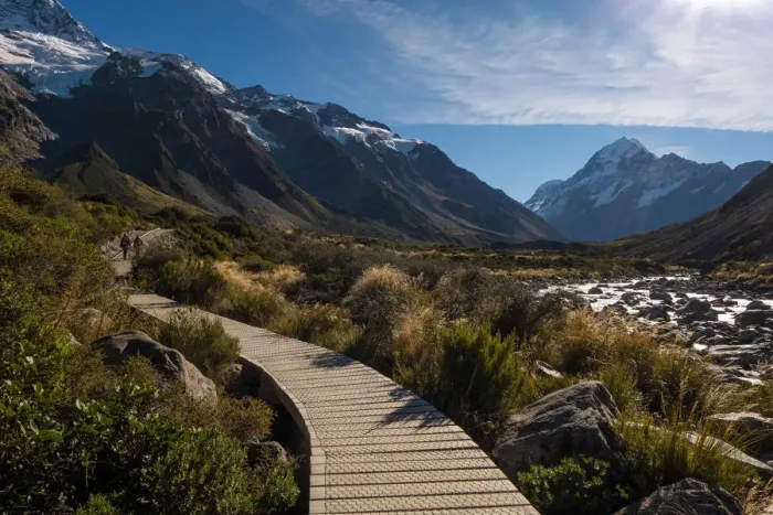 Framed Print : The Hooker valley track, Aoraki / Mount Cook National Park Framed Print : The Hooker valley track, Aoraki / Mount Cook National Park