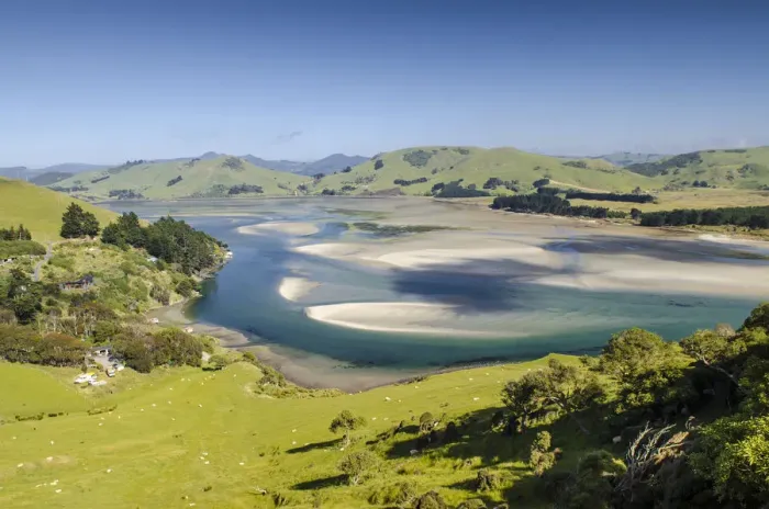 Framed Print : Hoopers Inlet, Otago Peninsula, South Island, New Zealand, Oceania Framed Print : Hoopers Inlet, Otago Peninsula, South Island, New Zealand, Oceania