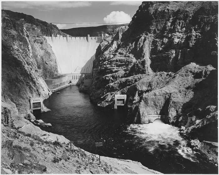 Framed Print : Hoover Dam And Colorado River Framed Print : Hoover Dam And Colorado River