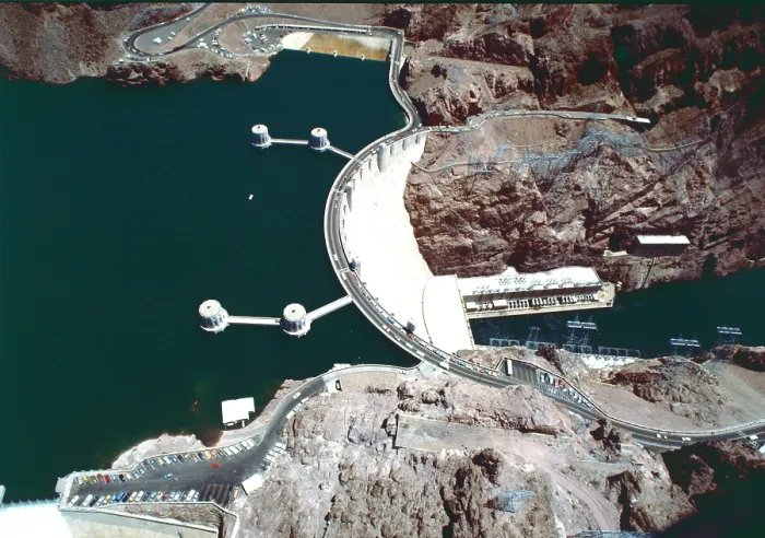 Framed Print : Hoover Dam Overflow Framed Print : Hoover Dam Overflow
