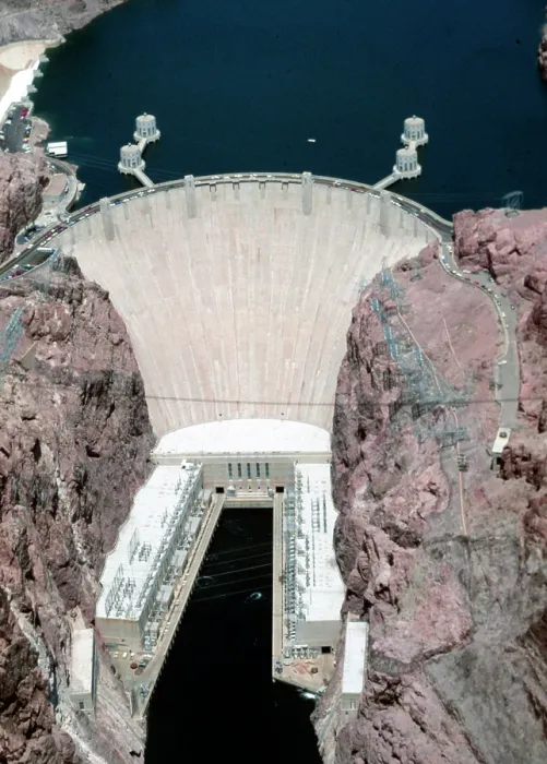 Framed Print : Hoover Dam Overflow Framed Print : Hoover Dam Overflow