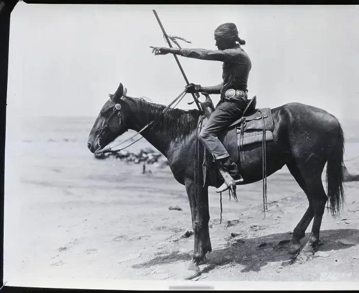 Framed Print : Hopi Indian on Horse Framed Print : Hopi Indian on Horse