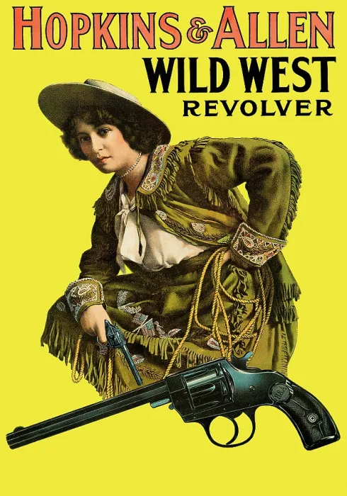 Framed Print : Hopkins & Allen Wild West Revolver Framed Print : Hopkins & Allen Wild West Revolver