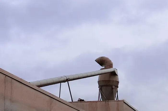 Framed Print : Hopper. A color photo of an industrial ventilation turbine on the roof Framed Print : Hopper. A color photo of an industrial ventilation turbine on the roof