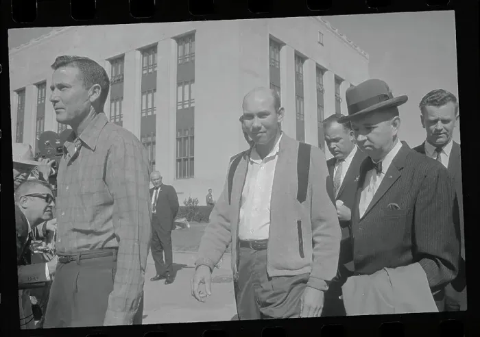 Framed Print : Horace Doyle Barnette Leaving Court Framed Print : Horace Doyle Barnette Leaving Court