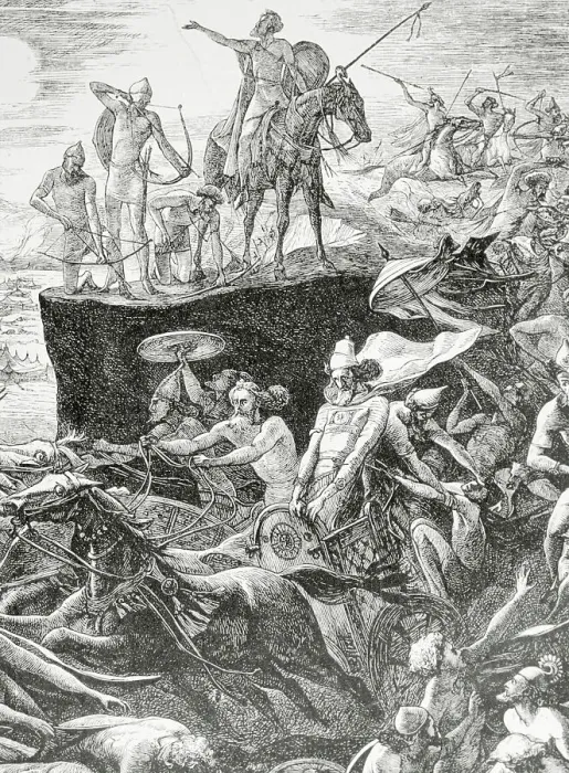 Framed Print : Hordes Invading Assyria Framed Print : Hordes Invading Assyria