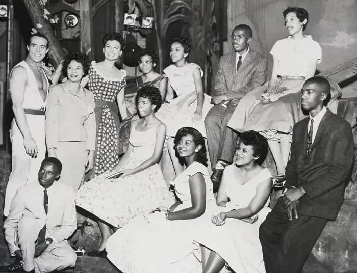 Framed Print : Horne, Montalban And Black Students / Stag Framed Print : Horne, Montalban And Black Students / Stag