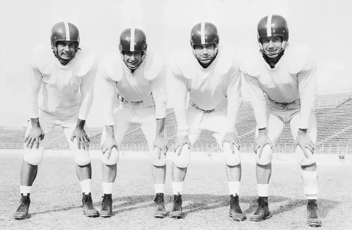 Framed Print : Horned Frog Football Players at Practice Framed Print : Horned Frog Football Players at Practice
