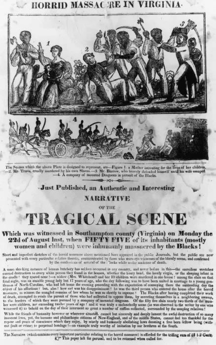Framed Print : Horrid Massacre in Virginia Framed Print : Horrid Massacre in Virginia