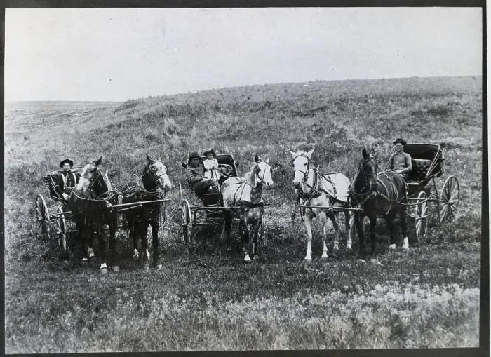 Framed Print : Horse And Carriage Of Frontier Farmers Framed Print : Horse And Carriage Of Frontier Farmers