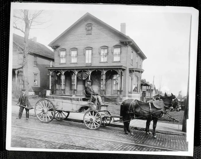 Framed Print : Horse-Drawn Carriage Being Loaded W / Coal Framed Print : Horse-Drawn Carriage Being Loaded W / Coal