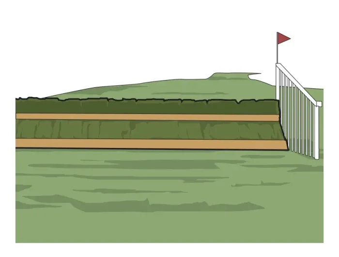 Framed Print : Horse racing, chase jump, plain fence Framed Print : Horse racing, chase jump, plain fence