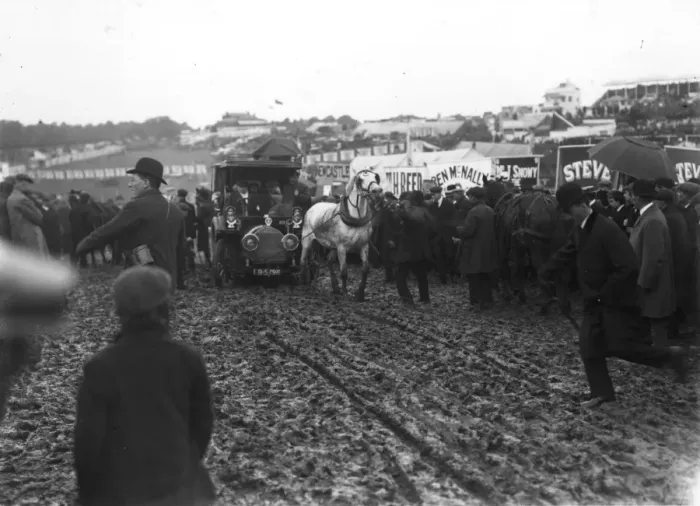 Framed Print : Horse Towing Framed Print : Horse Towing