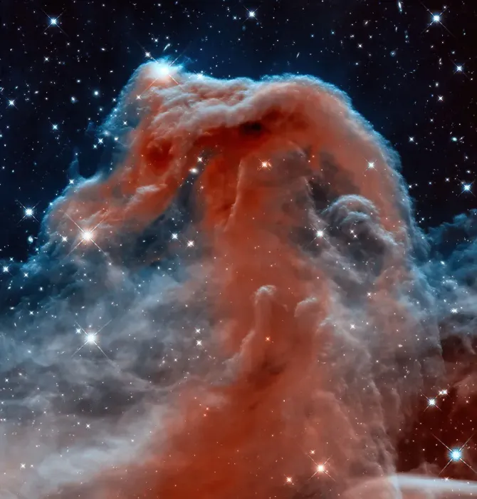 Framed Print : Horsehead Nebula Upper Ridge Framed Print : Horsehead Nebula Upper Ridge