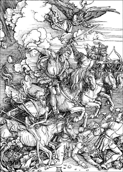 Framed Print : Four Horsemen of his Apocalypse