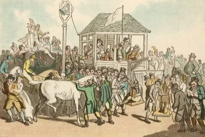 Framed Print : Horseracing Humour Framed Print : Horseracing Humour