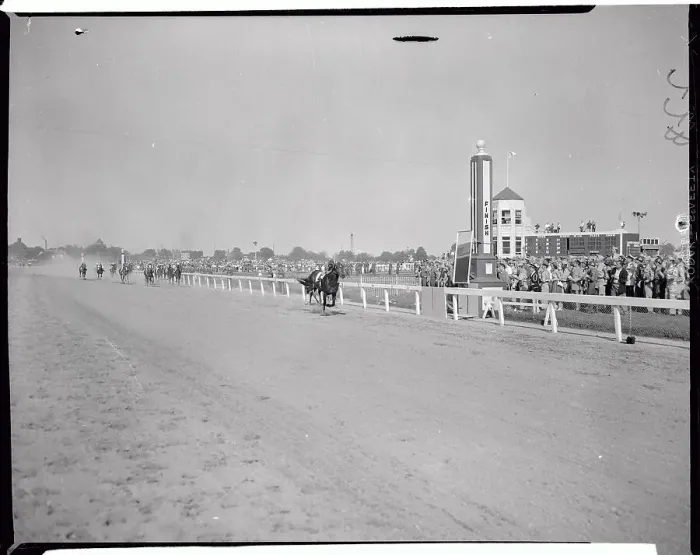 Framed Print : Horses Running in A Race Framed Print : Horses Running in A Race