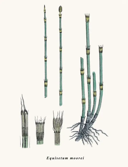 Framed Print : Horsetail plant Framed Print : Horsetail plant