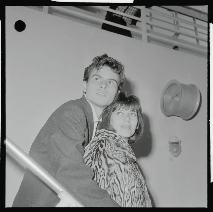 Framed Print : Horst Buchholz with Wife Miriam Bru Framed Print : Horst Buchholz with Wife Miriam Bru